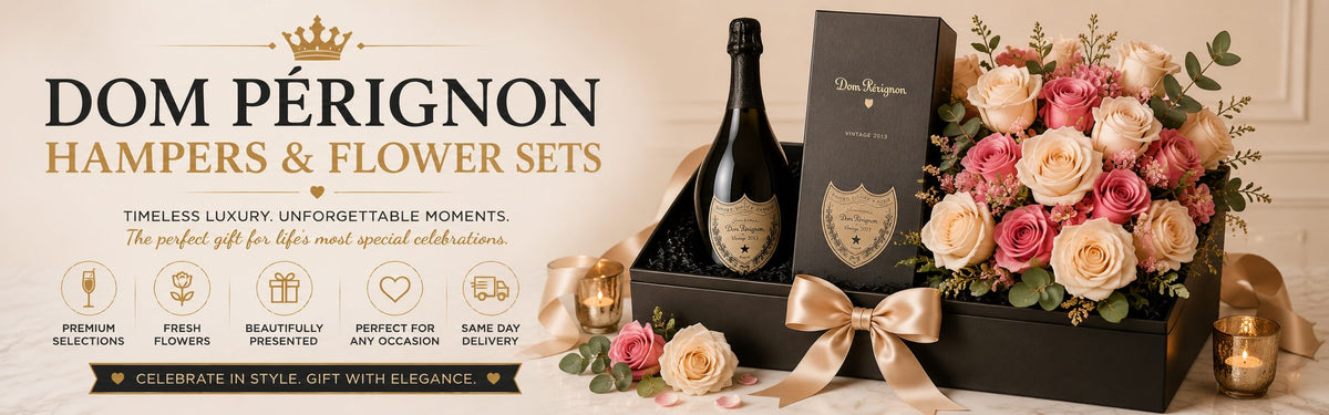 Dom Pérignon Hampers & Flower Sets