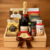 Moët Champagne Gourmet Snack Gift Crate