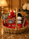Vineyard Crunch Red Wine Chocolate & Almond Gift Basket