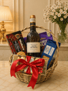 Ruby Toast Red Wine Chocolate & Biscuit Gift Basket