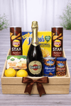 Cesta de Lujo Golden Ribbon