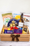 White Wine Cheese & Gourmet Snack Gift Crate