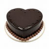 Large Heart Chocolate Cake