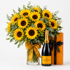 Sunflowers & Veuve Clicquot Gift Package