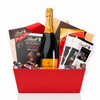 Veuve Clicquot champagne and Lindt chocolates luxury gift box